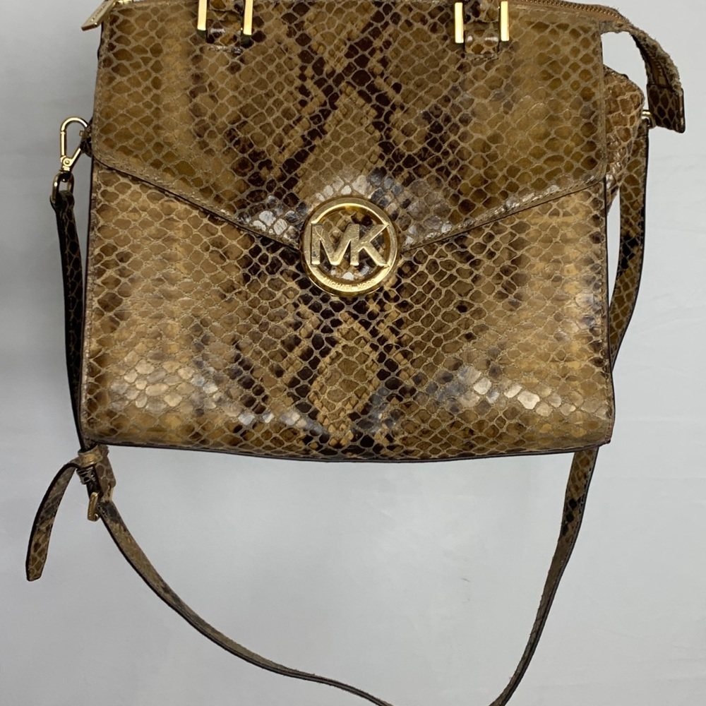 Michael Kors Python Print Bag - image 1